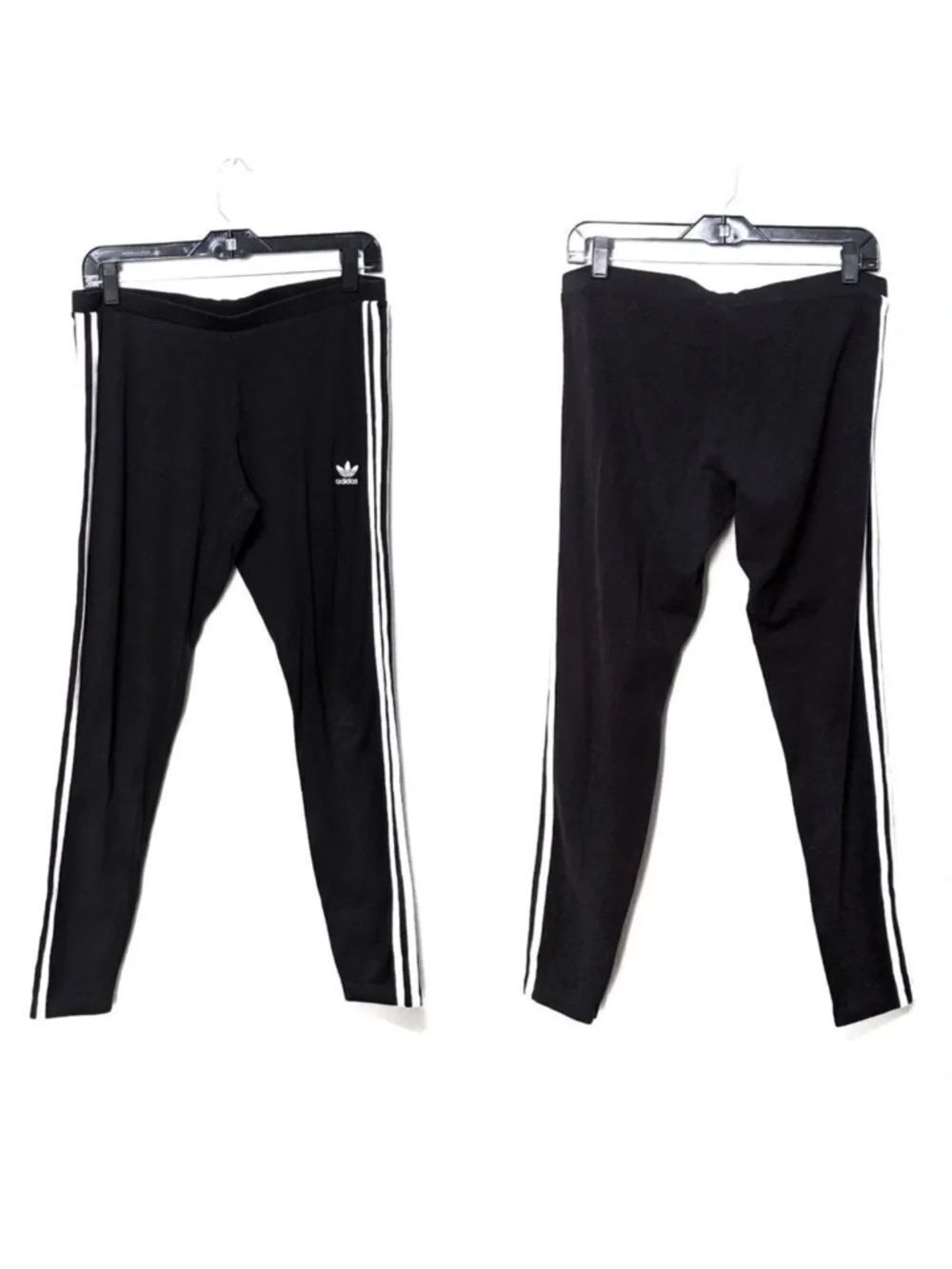 ADIDAS Cotton Side Stripe Midrise Leggings L